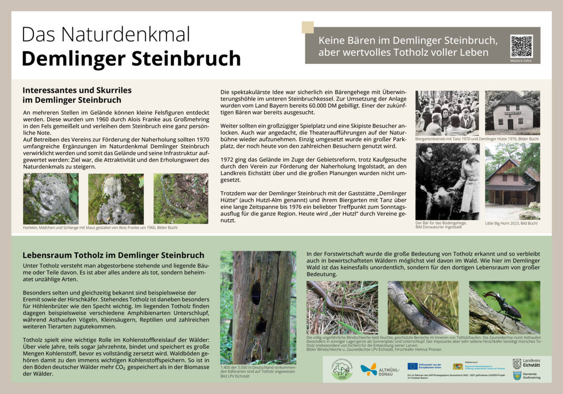 Demlinger Steinbruch - Kuriositäten